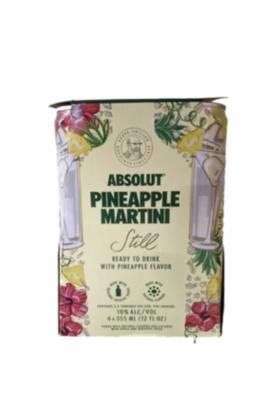 Absolut Pineapple Martini 4pk